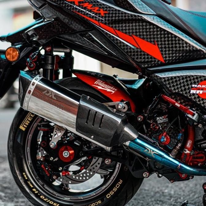 Knalpot DX RvR Long Special Edition Fullsystem Xmax forza