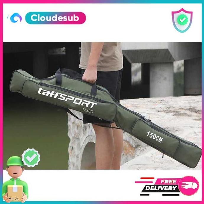 NEW TaffSPORT Tas Joran Pancing 120 cm 150 cm Selempang Keren Murah