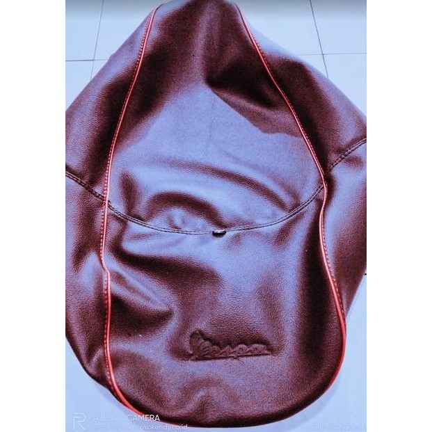 kulit jok matic Vespa S150ie variasi warna lit/sarung jok motor Vespa