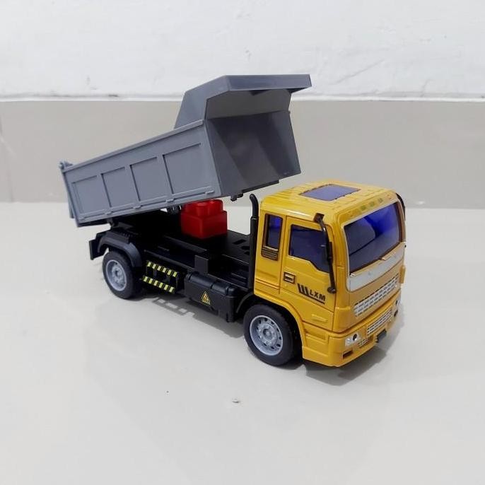 Mainan RC Dump Truck Remote Control - Mobil Truk Pasir Remot Anak Cowo