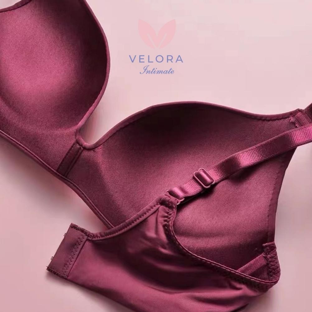 Eelic Velora - Bra Tanpa Kawat | Seamless Bra | Sport Bra | Push Up Bra | Daleman Wanita | Laura Gf2