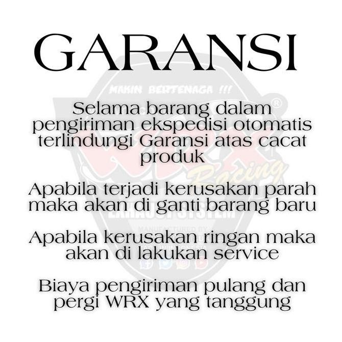 Knalpot WRX GP3 Limited K150 New Aerox 155 New Nmax