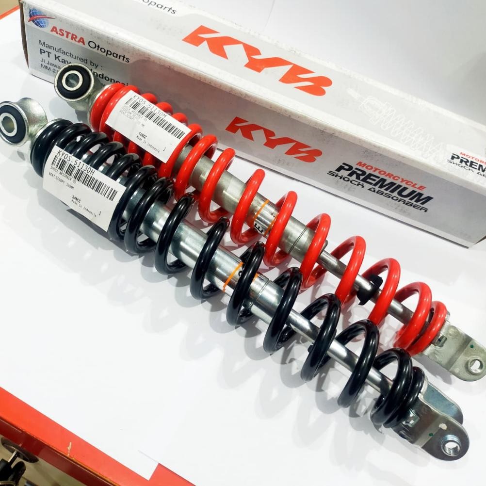 Baru Shock Belakang KYB Premium 320 mm Beat Vario 110 Scoopy ORIGINAL KAYABA KYOS-51130 SHOCKBREAKER