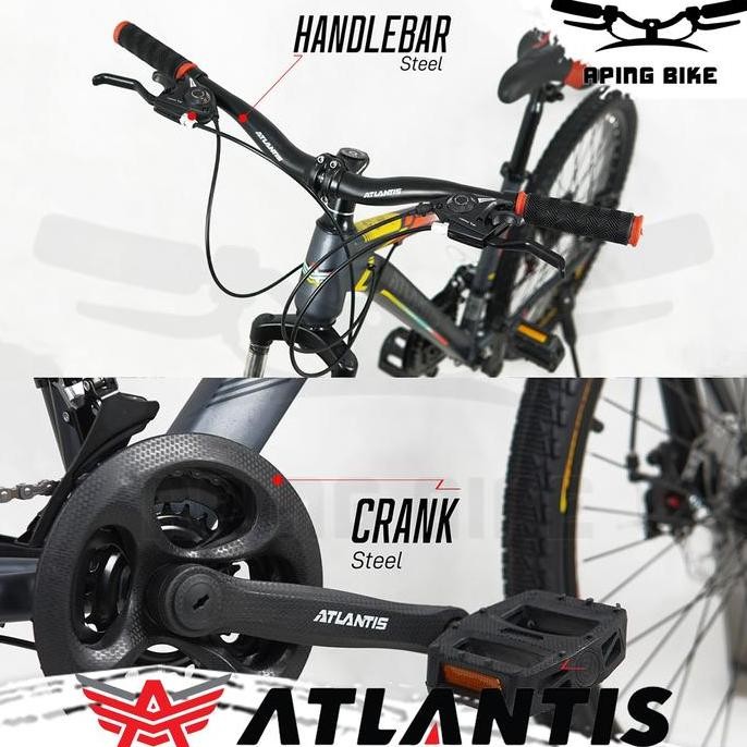 Sepeda Atlantis At-735 24" 26" Sepeda Mtb Atlantis Sepeda Gunung