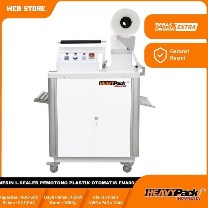 NANSO Mesin L Sealer Pemotong Plastik Dengan Shrink Tunnel FM-400 HEAVYPACK