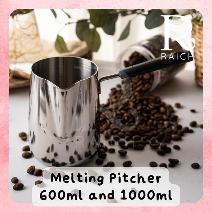 Stainless Steel Wax Melting Pitcher Jug Wadah Melelahkan Lilin 600Ml