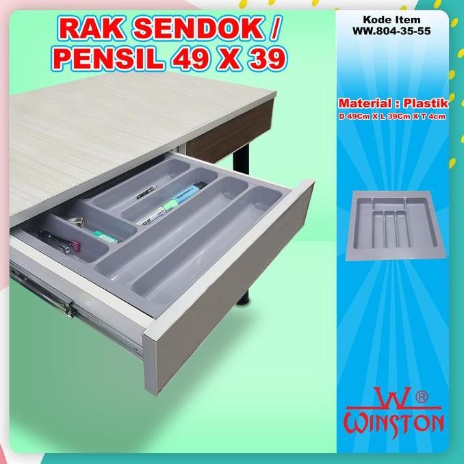 Rak Sendok Plastik Laci Kabinet For Kitchen Set 40 Cm