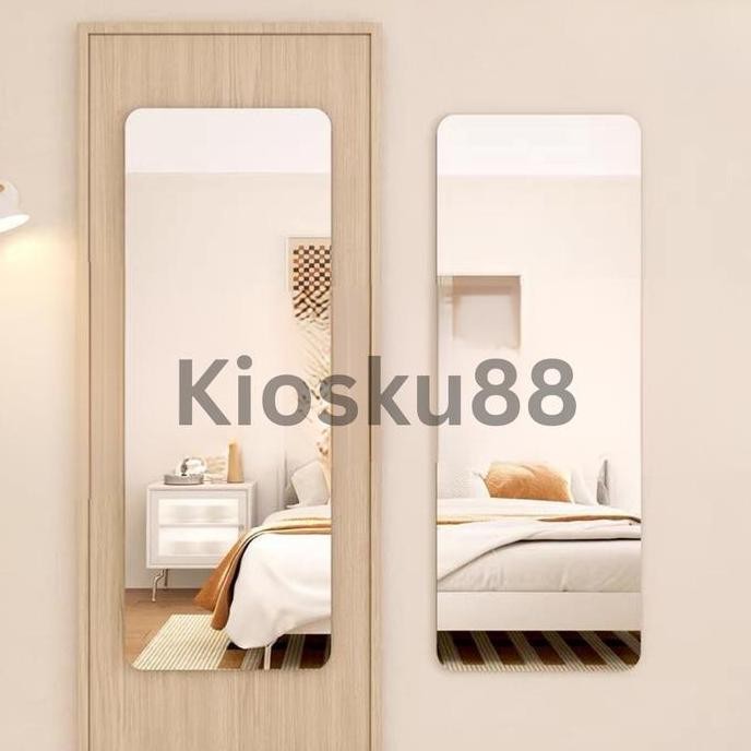 Cermin Gantung Full Body Cermin Aesthetic Cermin Dinding Cermin Full Body Frameless Cermin Gantung A
