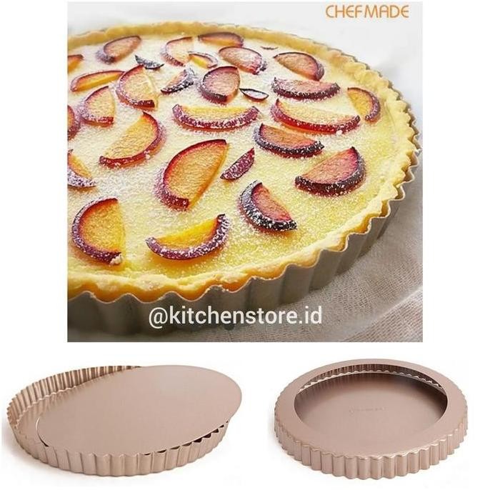 Loyang Pizza Pie Quiche Chefmade / Chefmade Quiche Pie Pan Wk906 -9.5"