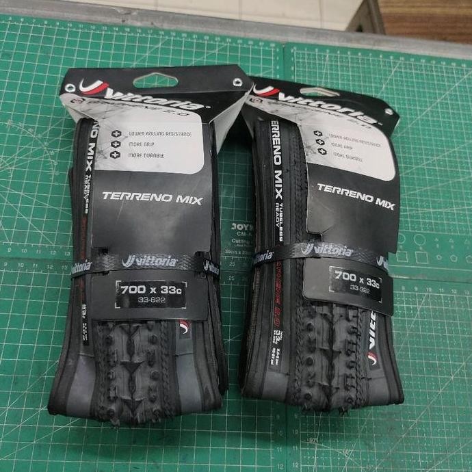 VITTORIA-Terreno Mix GRAPHENE 2.0 700 X 33-622 keflar GRAVEL Ban Luar 700 x 33C Vittoria Terreno Mix