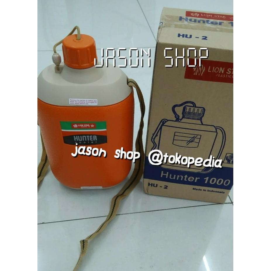 Botol Hunter Cooler Lion Star 1 Liter/Botol minum Lion Star Hunter 1 L