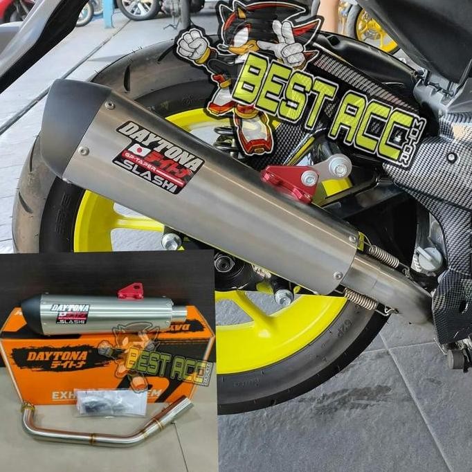 Promo knalpot racing daytona aerox - nmax new all new nmax nmax 2020 COD