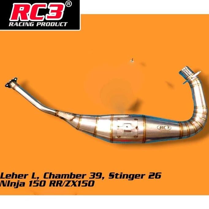 Chamber Perutan Perut Tabung Knalpot Rc3 Ninja 150 Rr R Ss Zx150 Krr Kr 150 Tipe Leher L Standar Non