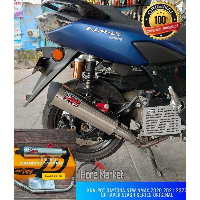 Promo KNALPOT DAYTONA NEW NMAX 155 / TURBO / NEO / AEROX ALPHA 2025 2024 2023 2022 2021 2020 ALL NEW