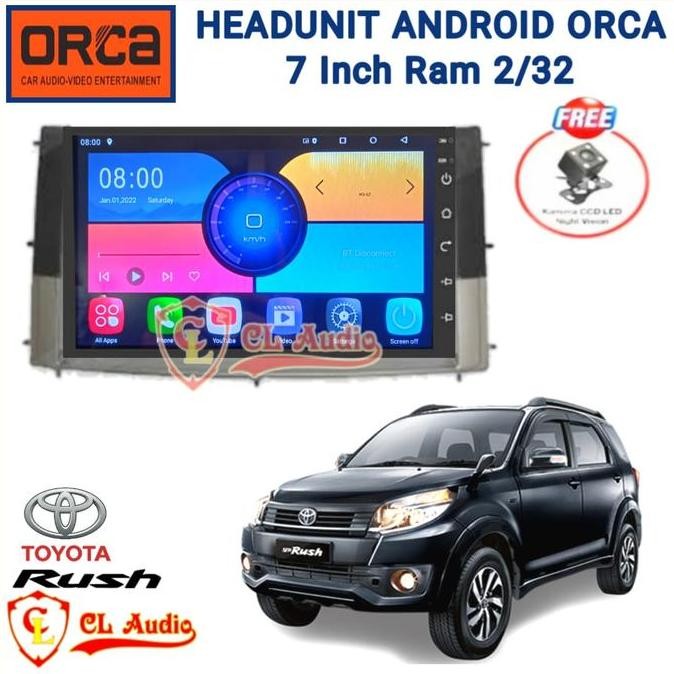 Head Unit Android Orca 7 Inch Oem Rush/Terios Soket Pnp Forsale