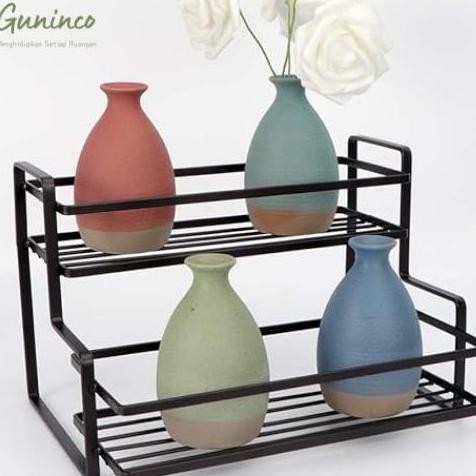 GUNINCO RAK SERBAGUNA Rak Bumbu Dapur Rak Kamar Mandi Tempat Bumbu