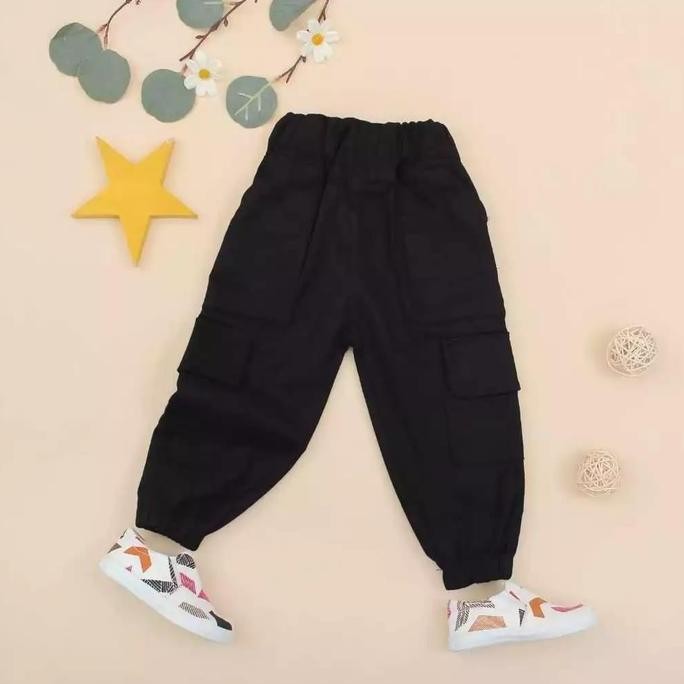 DF273>> JOGER CHINO Celana Joger Anak 1-10T Celana Cargo Anak Cewe Cowo