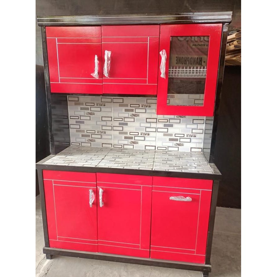 LEMARI PIRING KAYU / RAK DAPUR / KITCHEN SET / RAK PIRING KAYU / RAK PIRING MINIMALIS