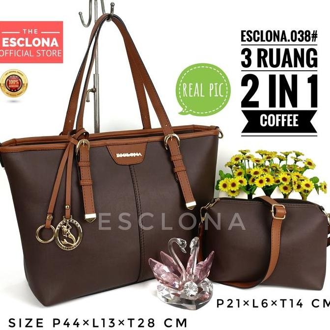Tas Wanita Import Batam Laptop Tote Bag Shoulder Bag Tas Selempang Bahu Cewek Original Premium Brand