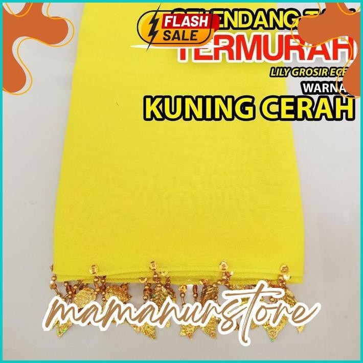 SALE Selendang Tari 2 Meter Anak TK, SD, SMP Panjang Sampur Tari Gombyok Payet / Bahan Sifon Murah U