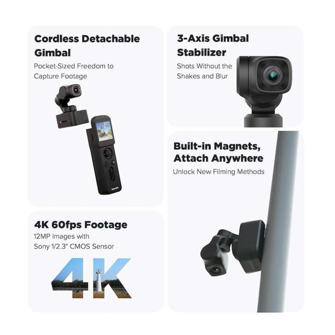COD Feiyu Pocket 3 Pocket3 Stabilized Camera