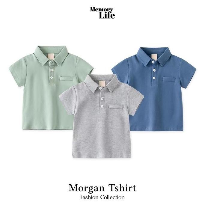 MemoryLife - Morgan Polo Shirt | Kaos Polo Anak Laki-Laki Umur 2 Tahun - 6 Tahun