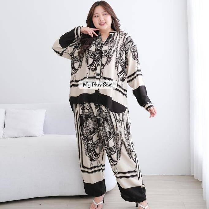 Setelan Celana Jumbo Wanita 3990, 3992, 3976 & 3860, Ld 135 & 150 Cm