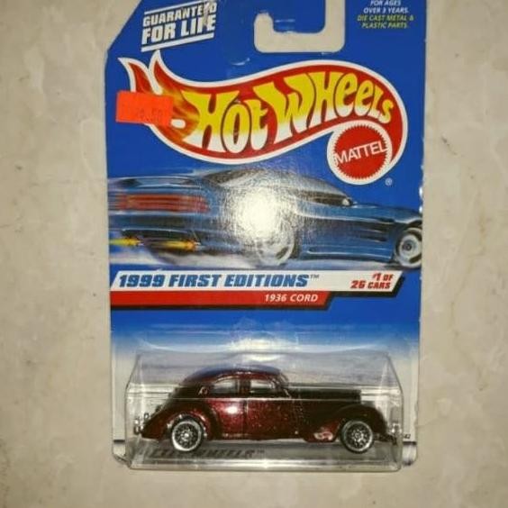 hotwheels 1936 cord merah