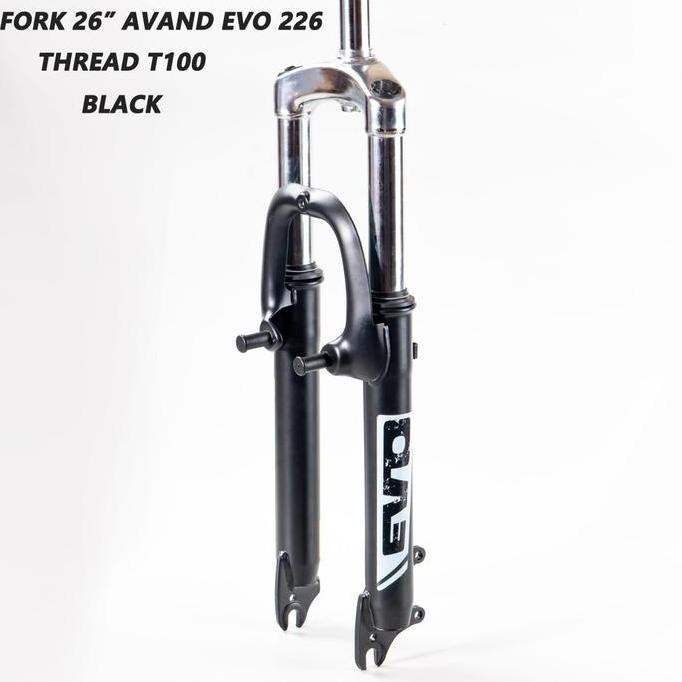Fork Sepeda MTB 26 Evo Suspension Ukuran Standar 22.2 Model drat ulir