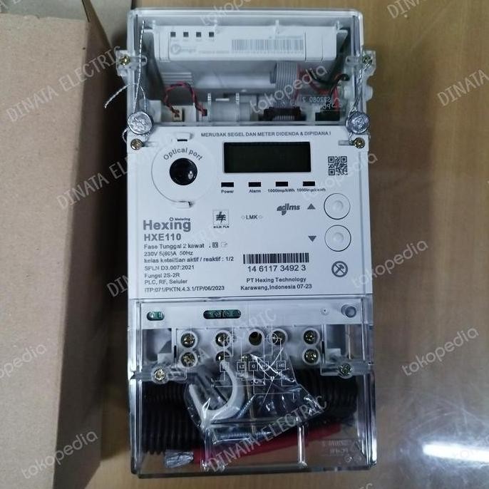 KWH METER 1PHASE DIGITAL 5(60)A HEXING HXE110 ORIGINAL DAN TERPERCAYA