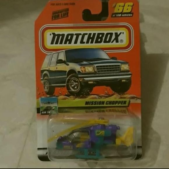 matchbox mission chopper helicopter