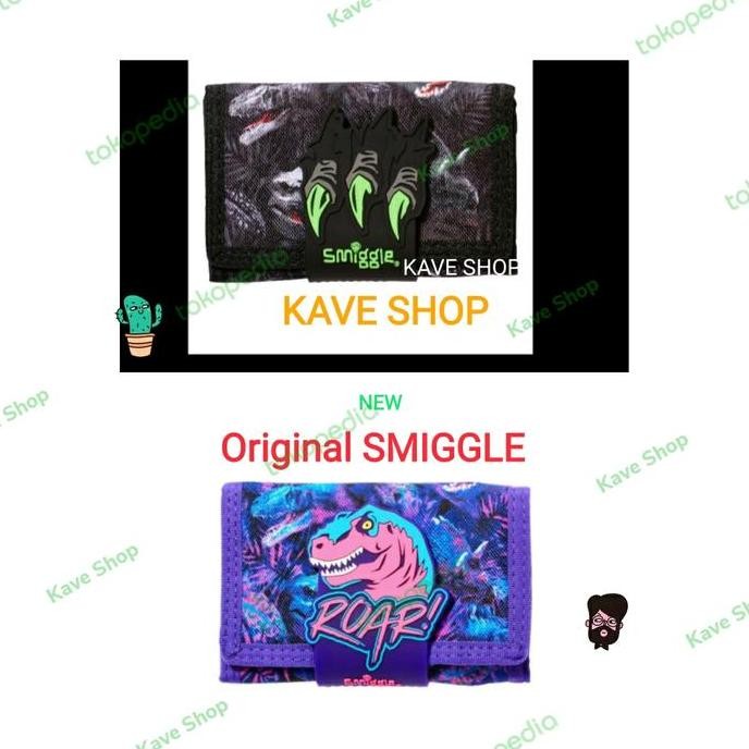 SMIGGLE Wallet Character Roar - ORI SMIGGLE - NEW