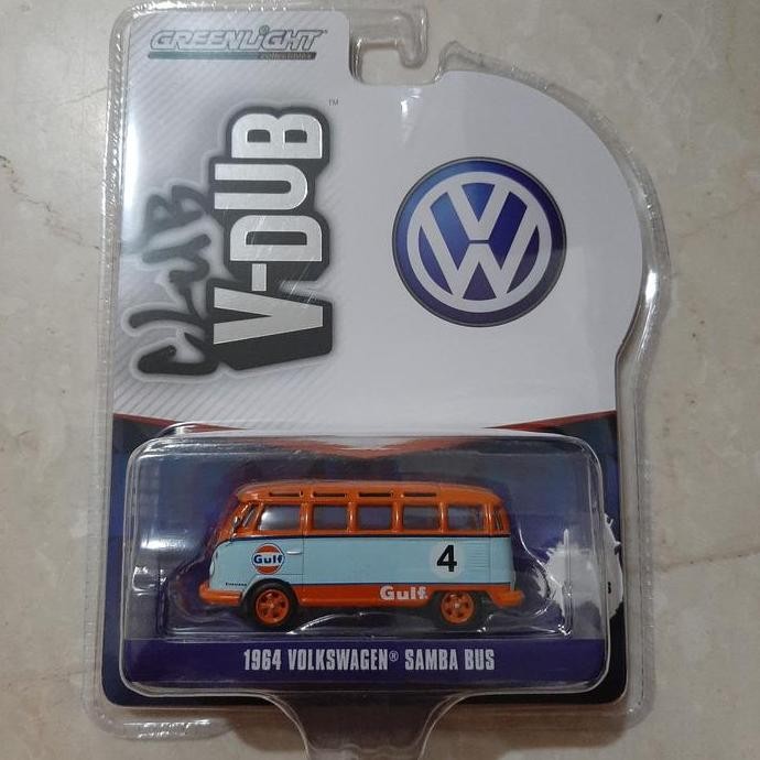 greenlight 1964 volkswagen samba bus gulf