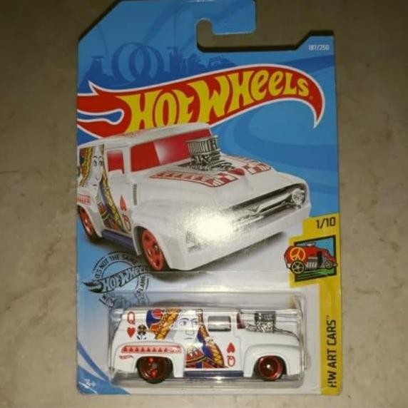 hotwheels 56 ford f100 putih