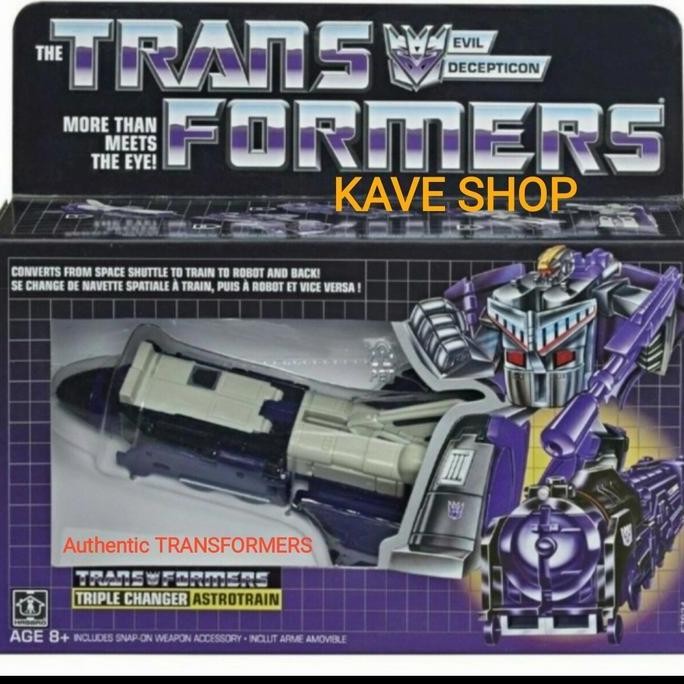 Transformers Triple Changer ASTROTRAIN - Authentic - HASBRO - NEW