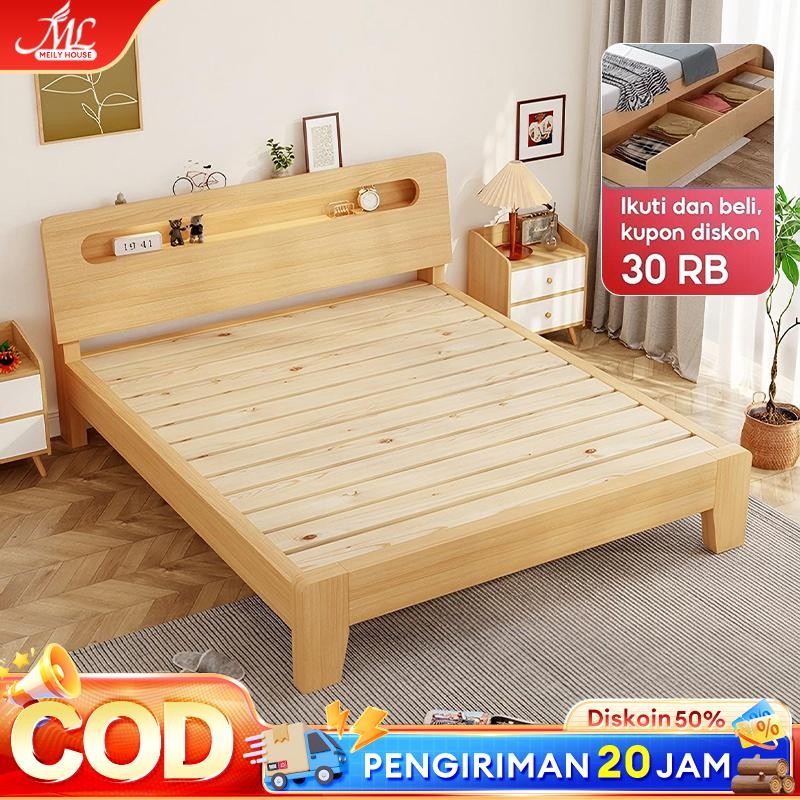 Tempat Tidur Kayu Dipan Minimalis Divan Kasur Divan Sandaran  Kayu Dipan Tempat Tidur Minimalis Ranj