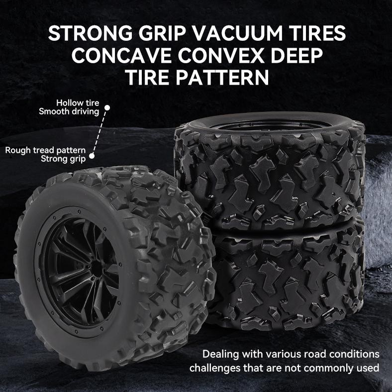 Mobil Polisi Remote Control 2.4GHZ Ukuran Besar Dengan Suara Sirine