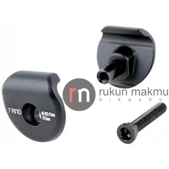 TERBARU - Trek Bontrager 2 Bolt Seatpost Part Saddle Clamp Ear 7 x 7 mm For Rail Alloy Aluminum / Ti