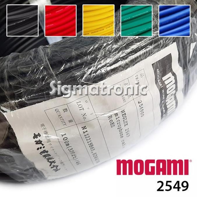 1-Roll MOGAMI 2549 Original W2549 Neglex Microphone Cable Kabel Mic