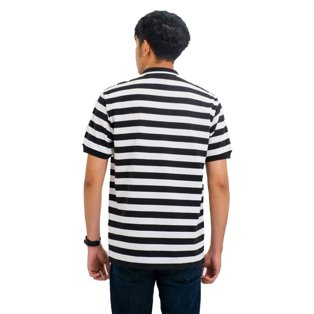 POSHBOY Polo Shirt Johnny Collar Edmonton Hitam - Kaos Kerah Pria Lengan Pendek