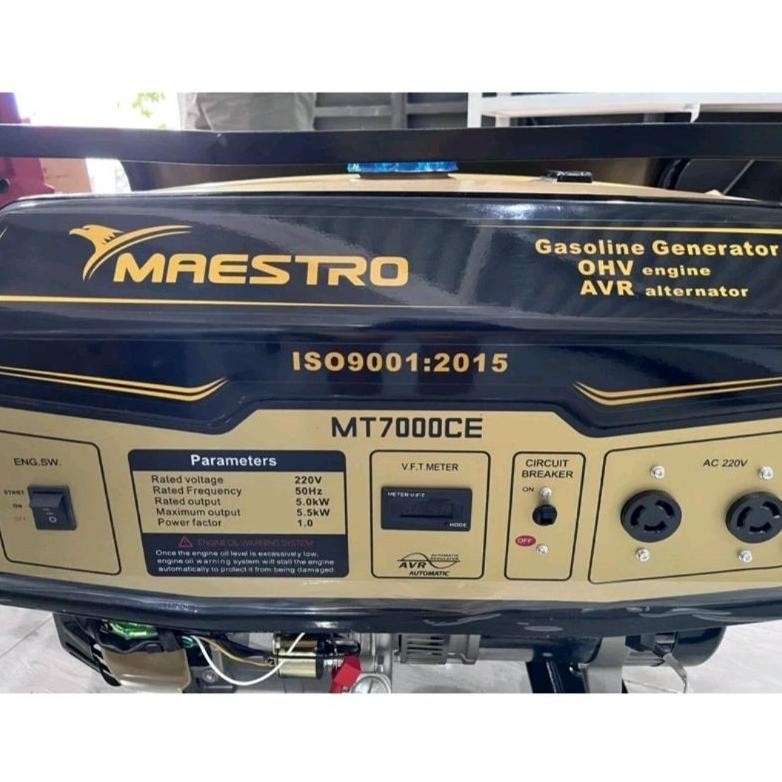 albertGokil gasoline generator maestro MT7000CE / MT5000CE mt 7000 ce genset bensin 5000w 5500 watt 
