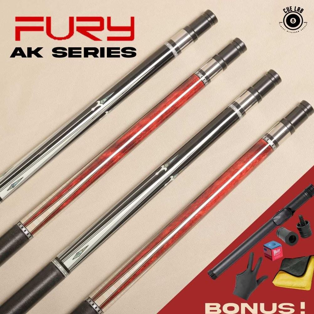 albertGokil- Fury AK Series AK-1 AK-2 Cue / Stik Billiar Fury AK-1 AK-2 - AK-1