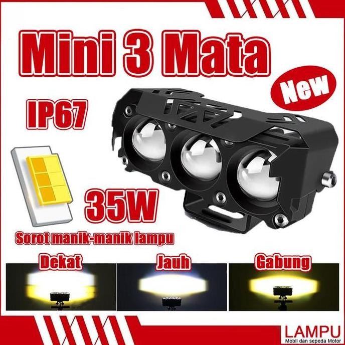 ENRIO- Lampu depan LED super terang untuk mobil listrik/mobil, sepeda motor, lampu jalan, becak, dan