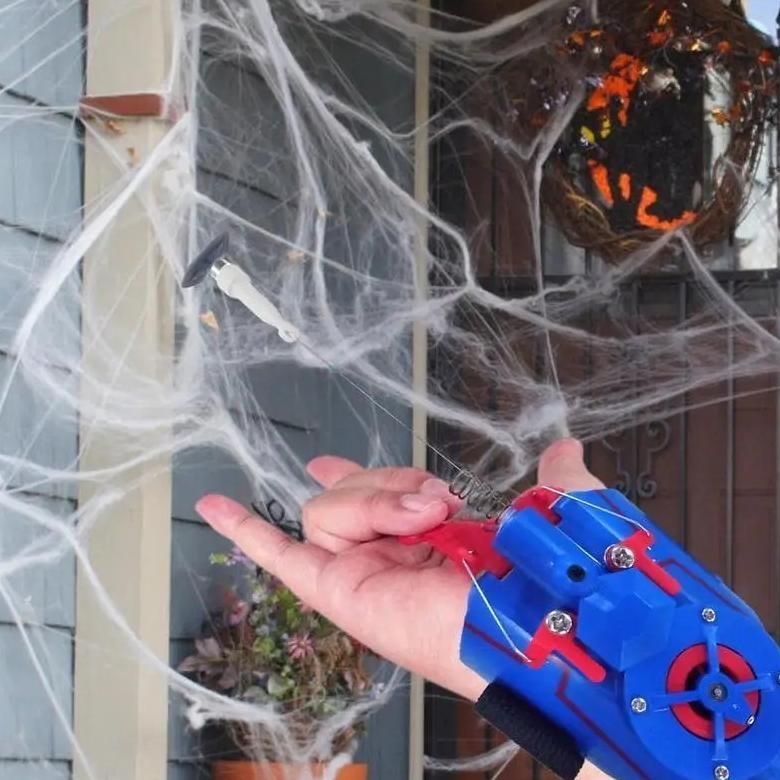 Mainan Web Shooter Spiderman Senjata Spiderman Cosplay Sarung Tangan Spiderman Mainan Jaring Spiderm