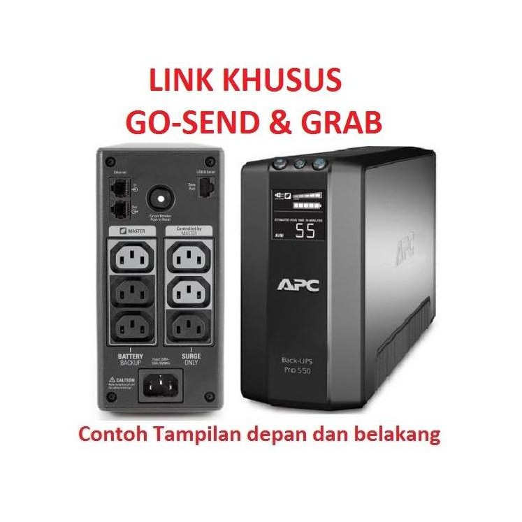 UPS APC BR550GI Back Ups Apc Pro550 Link Khusus Kurir Go send dan Grab Murah