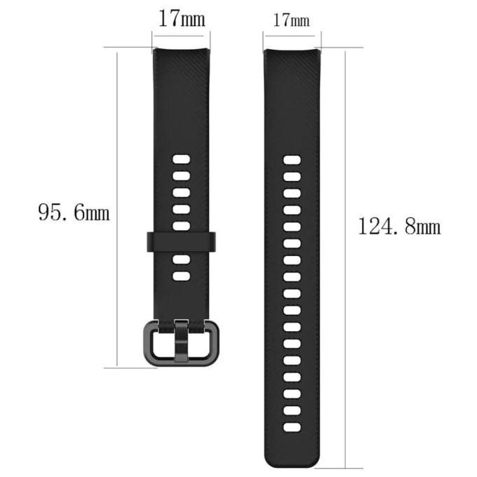 STRAP TALI SILICONE HUAWEI HONOR BAND 5 4 JAM SILIKON RUBBER KARET