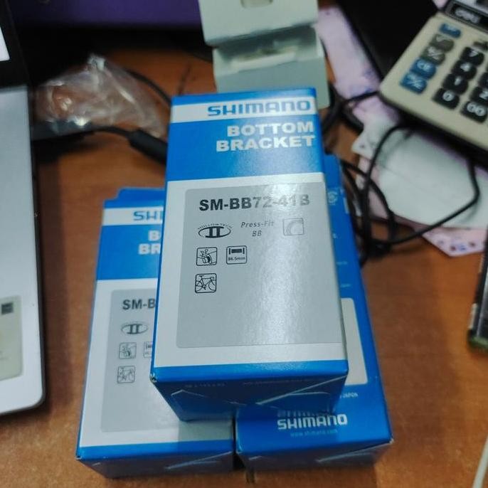 Bottom Bracket Shimano SM-BB72-41B Press Fit and Hollowtech II Road Original Japan