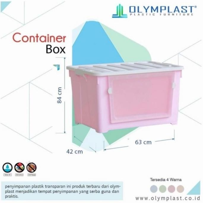 BOX CONTAINER OLYMPLAST OBC / STORAGE BOX / RAK PLASTIK SERBAGUNA