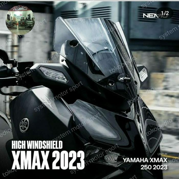 Windshield visor xmax 2023 connected