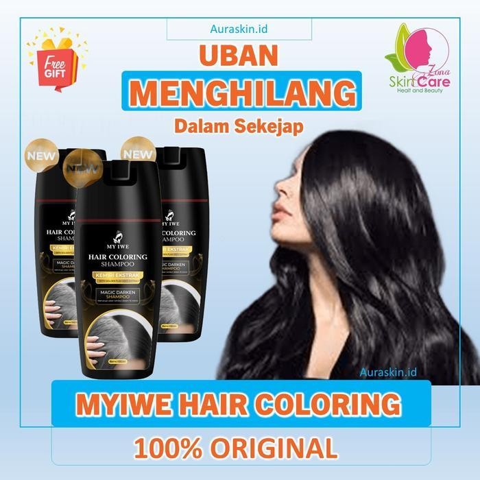 Shampo Myiwe Penghitam Rambut Beruban | Sampo Anti Uban Permanen BPOM